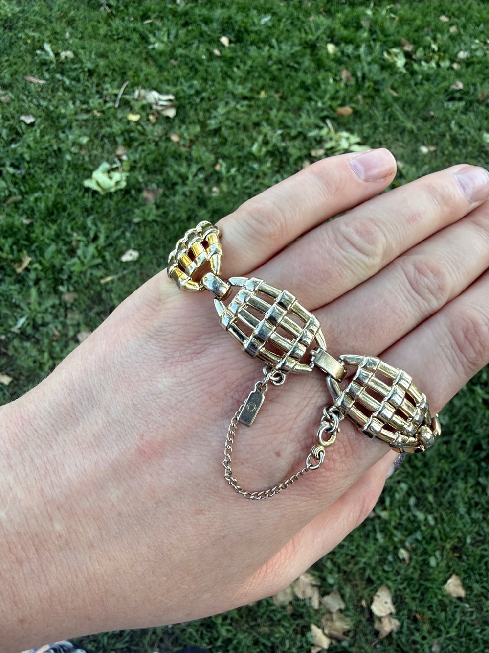 Monet gold tone bracelet